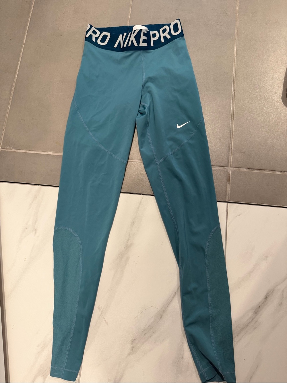 Nike Performance Leggings with White Swoosh